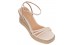 Sante off white πλατφόρμα με λουράκια 23-143 Πλατφόρμες